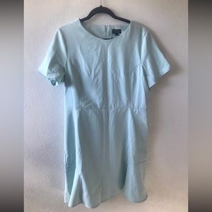 Topshop Fit and Flare Mint Dress